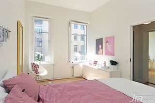 宜家风格公寓经济型卧室效果图