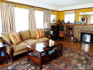 美式风格公寓经济型90平米客厅沙发海外家居