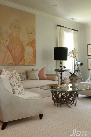 简约风格别墅简洁豪华型客厅沙发背景墙沙发海外家居