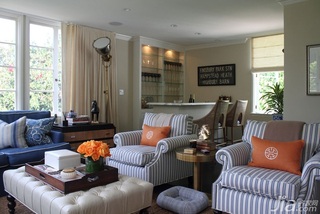 简约风格别墅简洁豪华型客厅吧台沙发海外家居