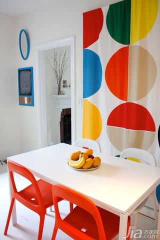 简约风格公寓经济型110平米餐厅餐桌图片