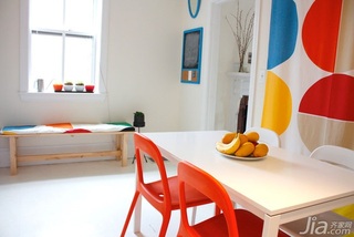 简约风格公寓经济型110平米餐桌图片