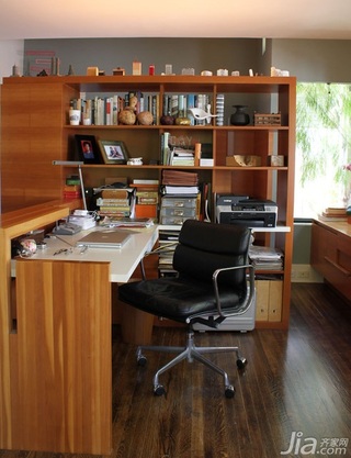 简约风格别墅经济型110平米书房书桌海外家居