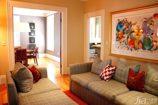 简约风格别墅简洁富裕型客厅沙发背景墙沙发海外家居