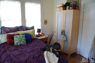 简约风格二居室简洁富裕型卧室床头柜海外家居