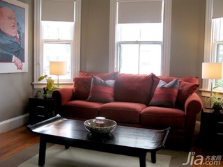 混搭风格复式富裕型110平米客厅沙发图片