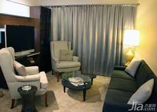 混搭风格二居室富裕型100平米客厅沙发海外家居