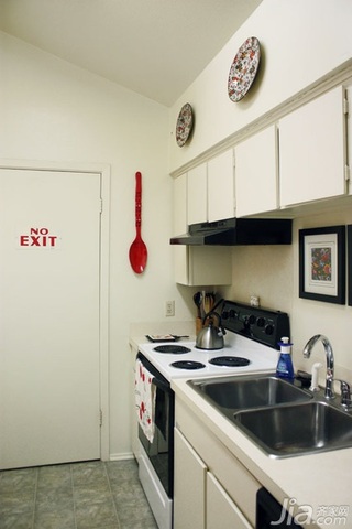 混搭风格二居室富裕型100平米厨房橱柜海外家居