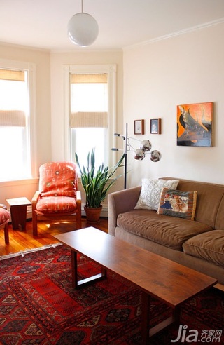 新古典风格公寓经济型120平米客厅茶几海外家居