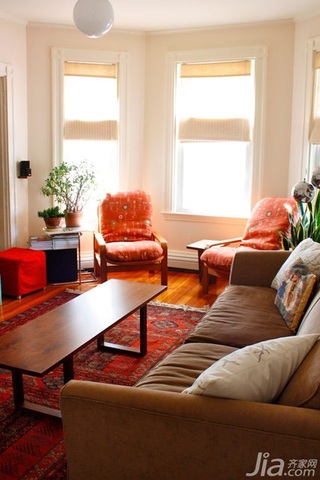新古典风格公寓经济型120平米客厅沙发海外家居