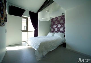 简约风格三居室富裕型120平米卧室床海外家居