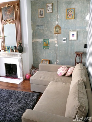 混搭风格一居室经济型90平米客厅沙发海外家居