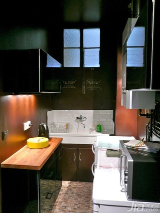 混搭风格一居室经济型90平米厨房橱柜海外家居