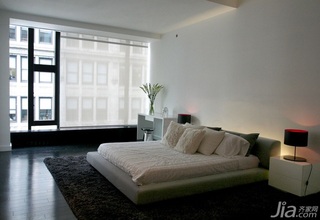 简约风格公寓富裕型100平米卧室床海外家居