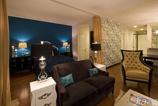 欧式风格公寓富裕型80平米卧室沙发海外家居