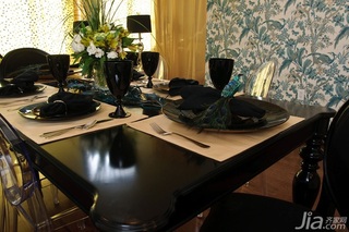 欧式风格公寓富裕型80平米餐厅餐桌海外家居