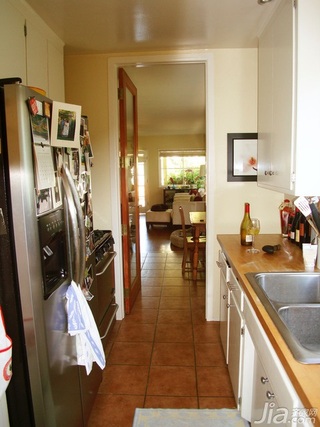 美式风格二居室富裕型100平米厨房橱柜海外家居