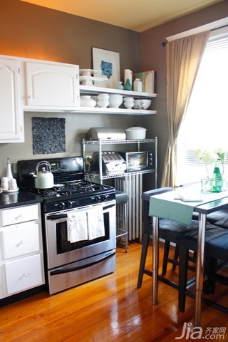 混搭风格公寓经济型120平米厨房橱柜海外家居