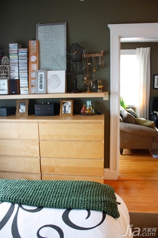 混搭风格公寓经济型120平米卧室床海外家居