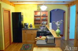 美式乡村风格经济型90平米厨房橱柜海外家居