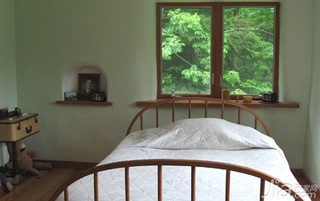 美式乡村风格经济型90平米卧室床海外家居