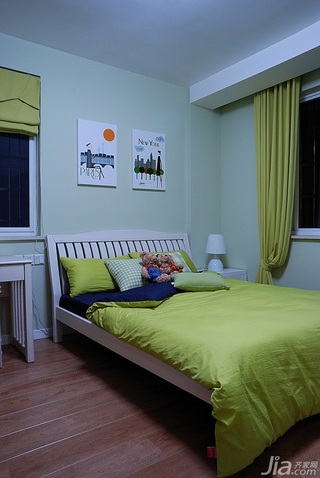 简约风格三居室富裕型130平米儿童房床图片