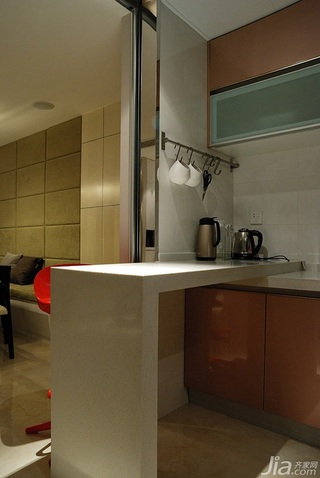 简约风格三居室富裕型130平米厨房设计图纸