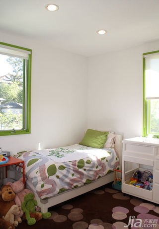 混搭风格三居室富裕型100平米儿童房儿童床海外家居