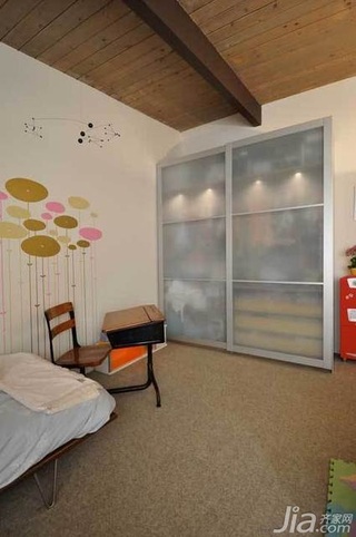 简约风格公寓舒适经济型40平米卧室床图片