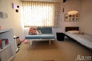 简约风格公寓经济型40平米卧室床图片