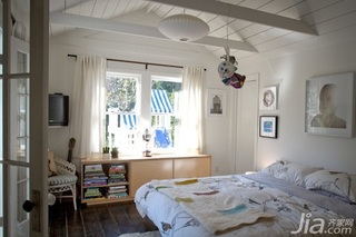 混搭风格二居室经济型110平米卧室床海外家居