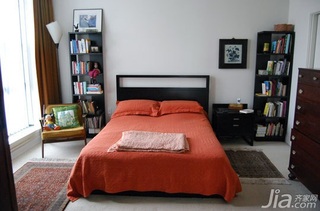 混搭风格公寓富裕型90平米卧室床海外家居