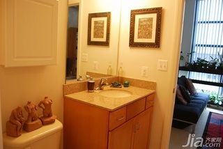 混搭风格公寓富裕型90平米卫生间洗手台海外家居