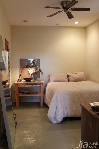 混搭风格别墅经济型130平米卧室床海外家居