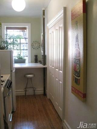 简约风格公寓白色经济型70平米厨房橱柜安装图