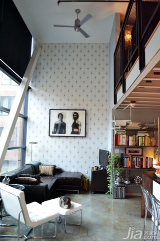 简约风格复式富裕型120平米客厅沙发海外家居