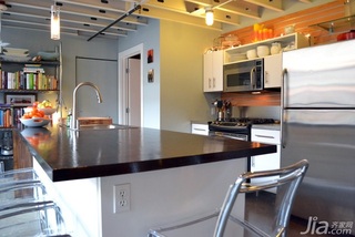 简约风格复式富裕型120平米厨房吧台海外家居
