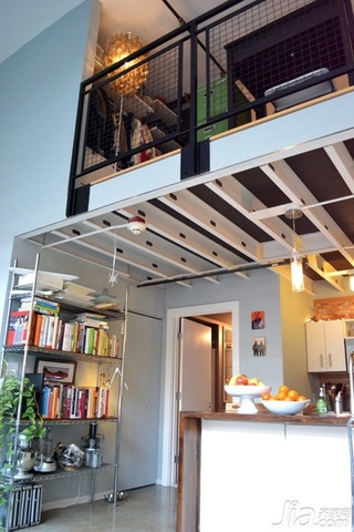简约风格复式富裕型120平米厨房吧台海外家居