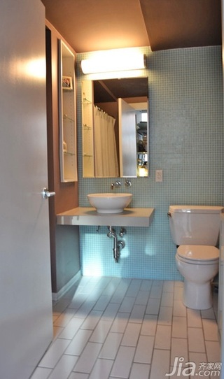 简约风格复式富裕型120平米卫生间洗手台海外家居