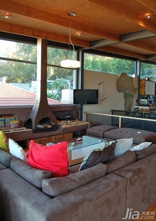 简约风格二居室简洁富裕型客厅沙发海外家居