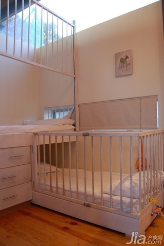 简约风格二居室简洁富裕型儿童房床海外家居