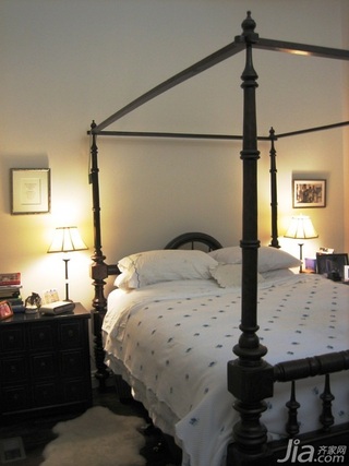 欧式风格别墅富裕型卧室床海外家居