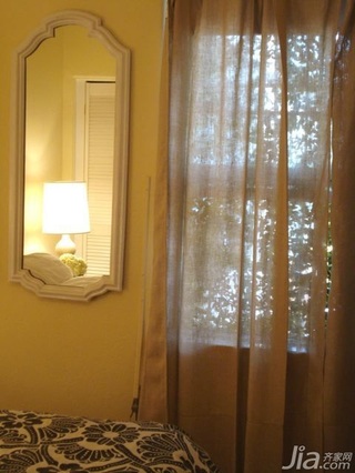 欧式风格公寓富裕型卧室窗帘海外家居
