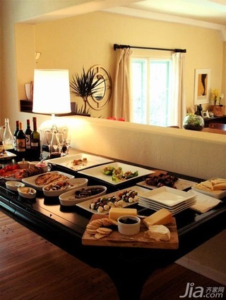 欧式风格公寓富裕型餐桌海外家居