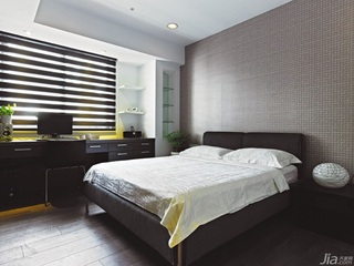 简约风格公寓富裕型100平米卧室床台湾家居