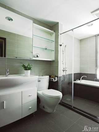 简约风格公寓富裕型100平米卫生间洗手台台湾家居