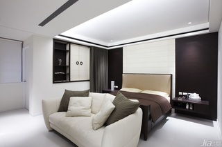 简约风格公寓富裕型卧室卧室背景墙床台湾家居