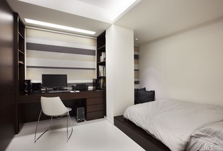 简约风格公寓富裕型卧室书桌台湾家居