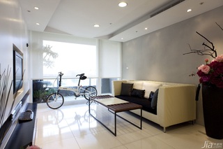 简约风格小户型经济型50平米客厅沙发台湾家居