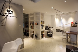 简约风格小户型经济型50平米工作区书架台湾家居